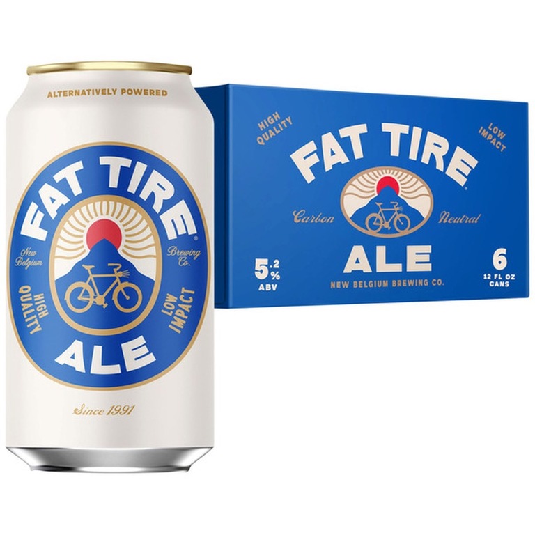 Fat Tire 6pack Can